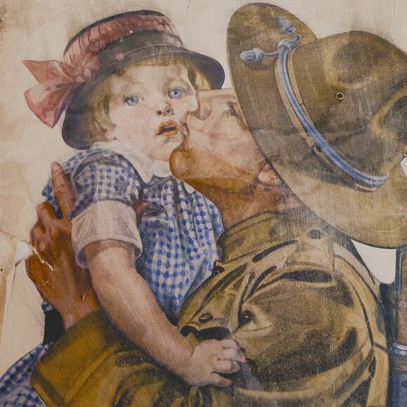 1918 WWI Soldier Original Vtg PRINT AD - Picture 10 of 14